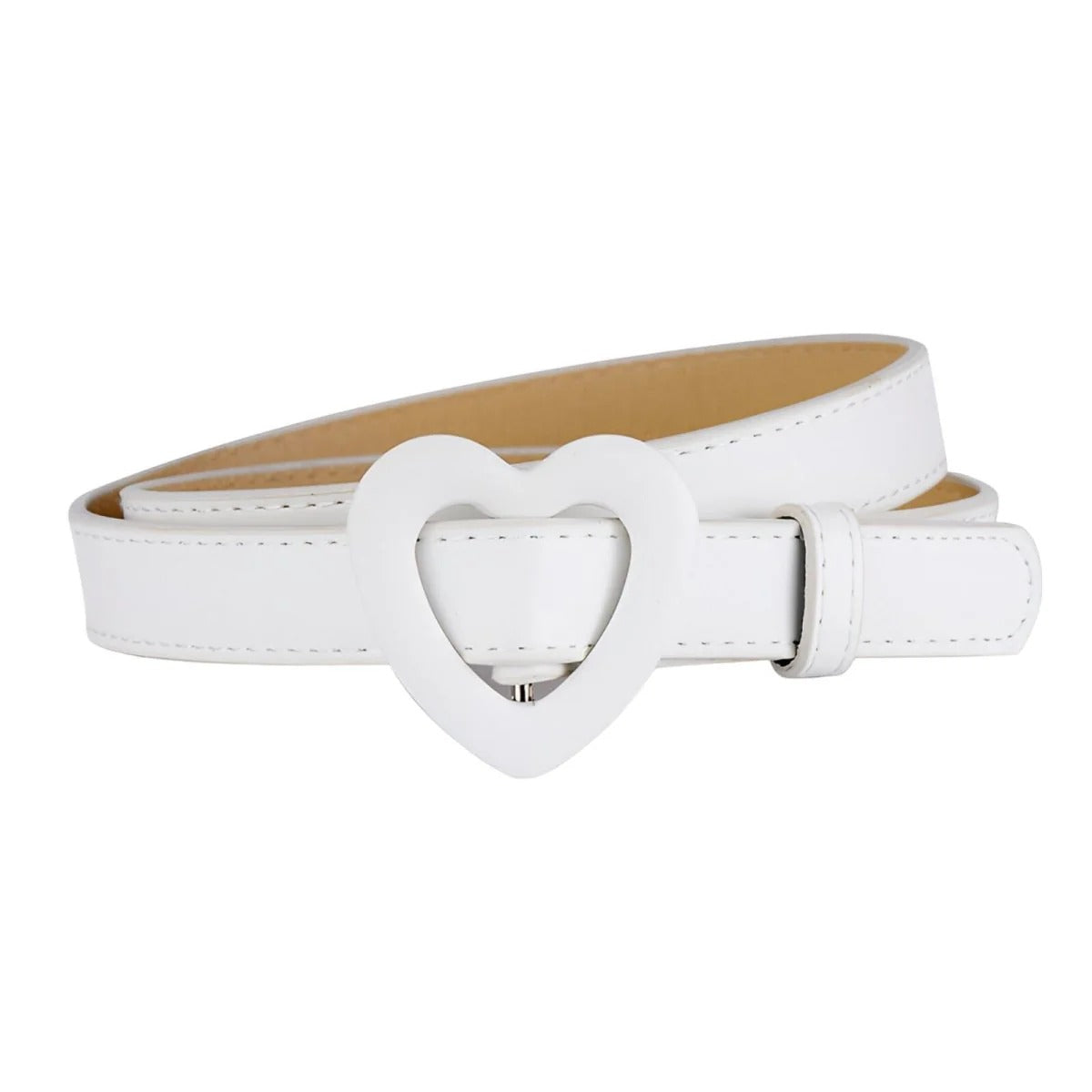 Ceinture en Simili Boucle Cœur Fille Modèle Bumble - La Ceinturerie