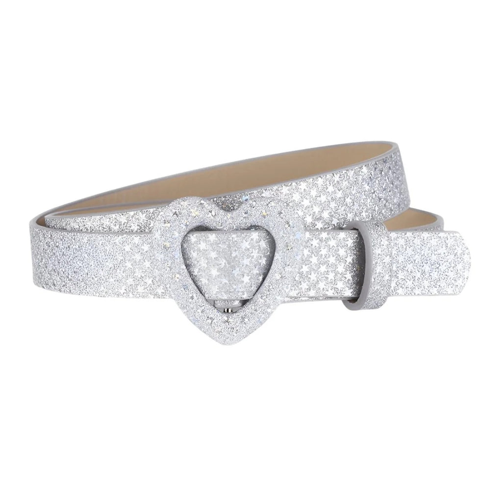Ceinture en Simili Boucle Cœur Fille Modèle Bumble - La Ceinturerie