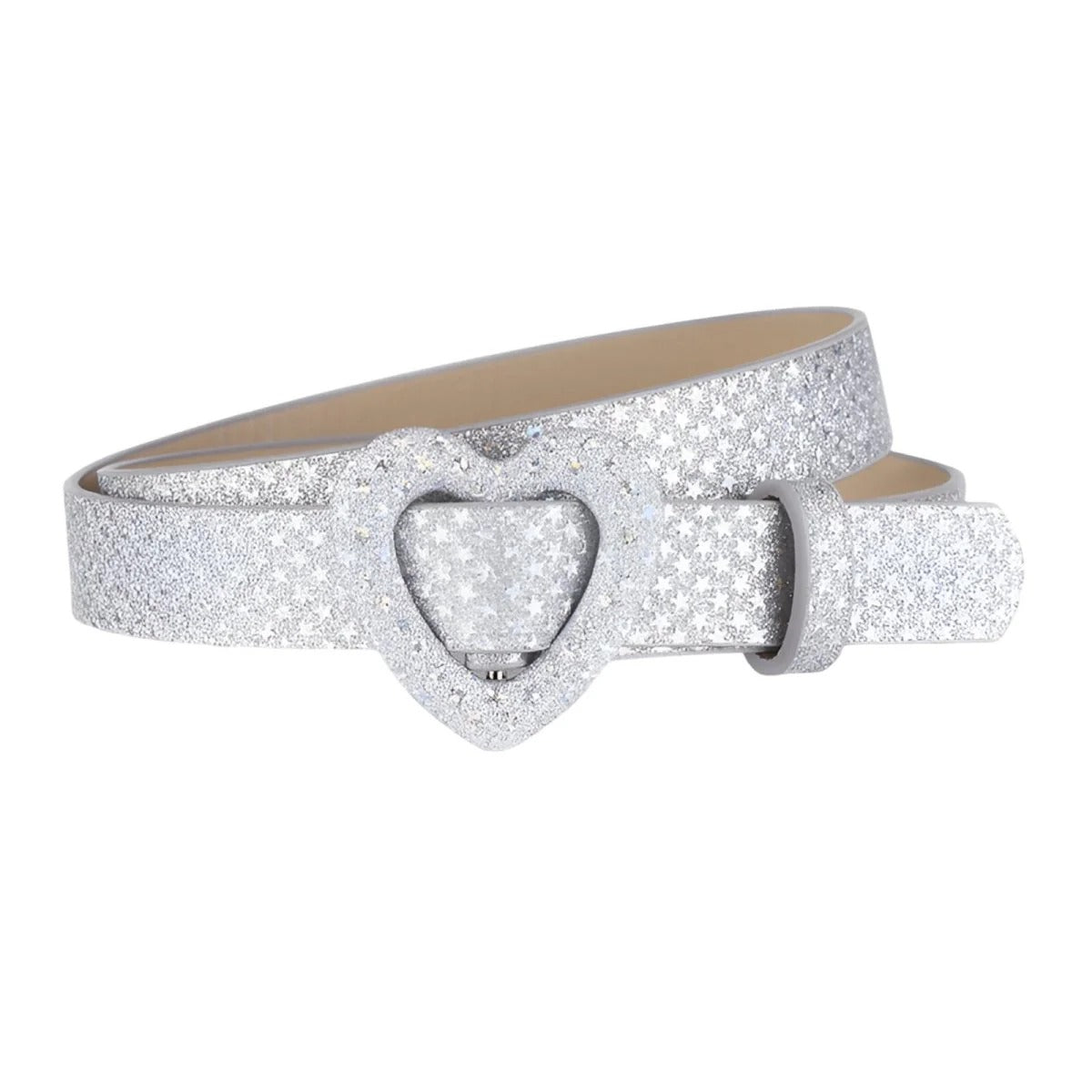 Ceinture en Simili Boucle Cœur Fille Modèle Bumble - La Ceinturerie