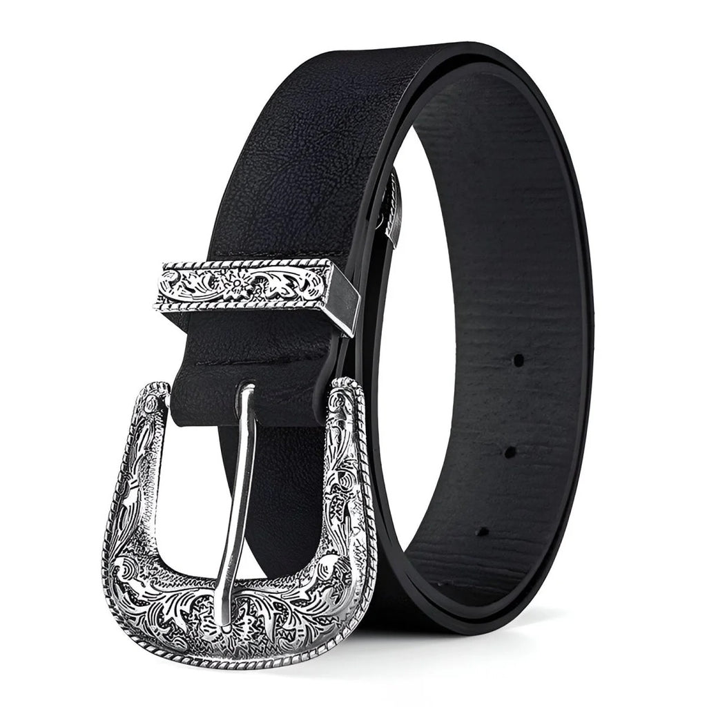 Ceinture Enfant Ajustable pour Fille ou Garçon en Simili Vegan Boucle Western Modèle Timy