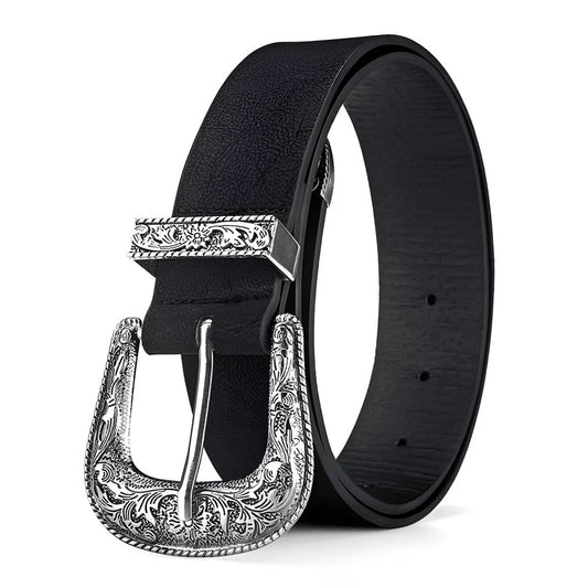 Ceinture Enfant Ajustable pour Fille ou Garçon en Simili Vegan Boucle Western Modèle Timy