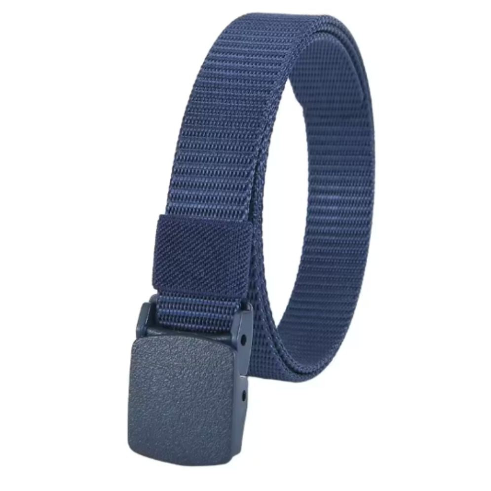Ceinture Automatique en Polyester Tactique pour Garçon Bleu Marine