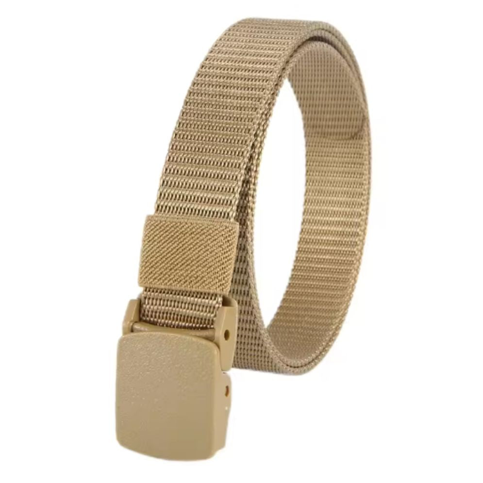 Ceinture Automatique en Polyester Tactique pour Garçon Beige
