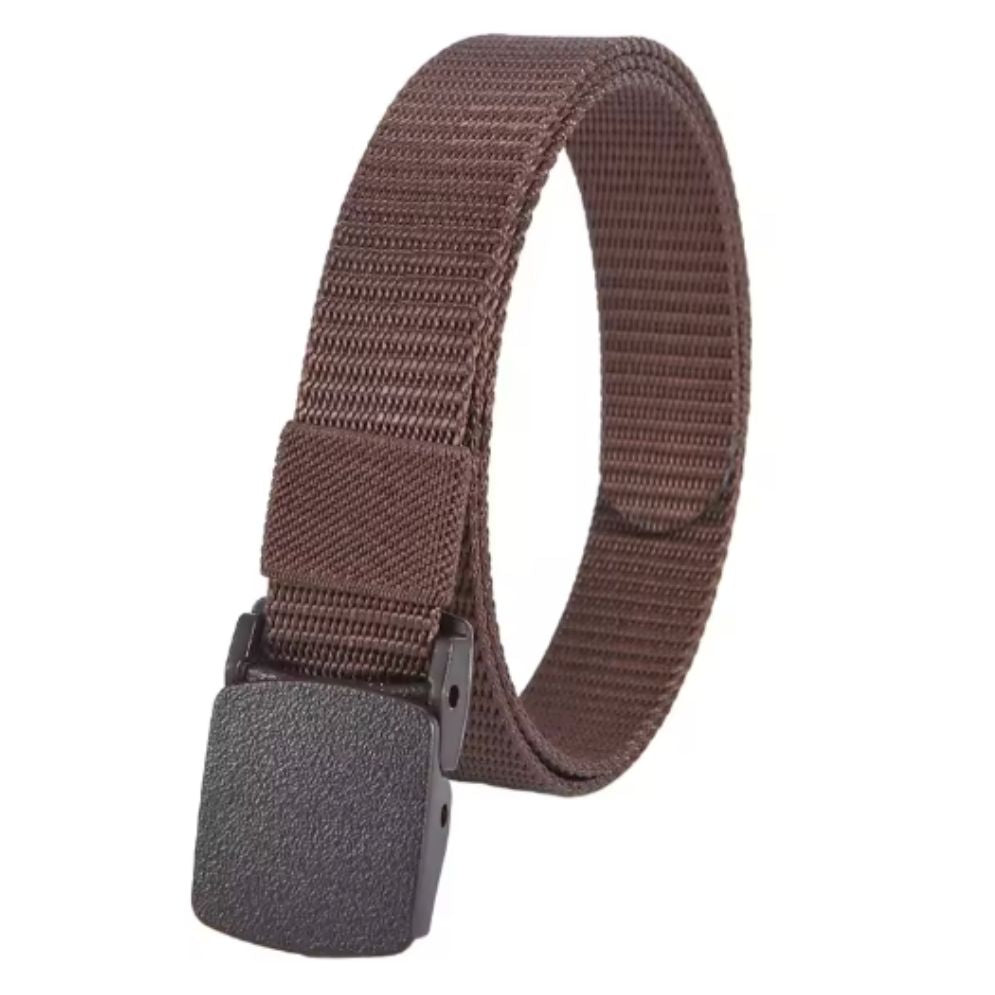 Ceinture Automatique en Polyester Tactique pour Garçon Marron