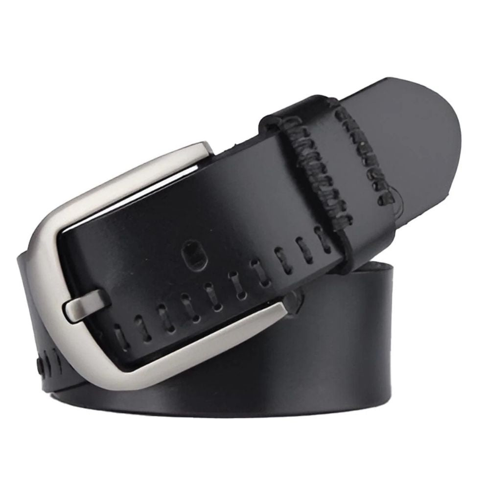 Ceinture Coutures Apparentes Cuir Homme Modèle Injia - La Ceinturerie