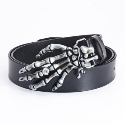 Ceinture avec Main de Squelette Modèle Misho - La Ceinturerie