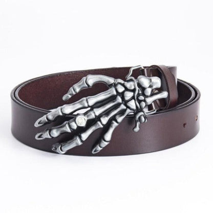 Ceinture avec Main de Squelette Modèle Misho - La Ceinturerie