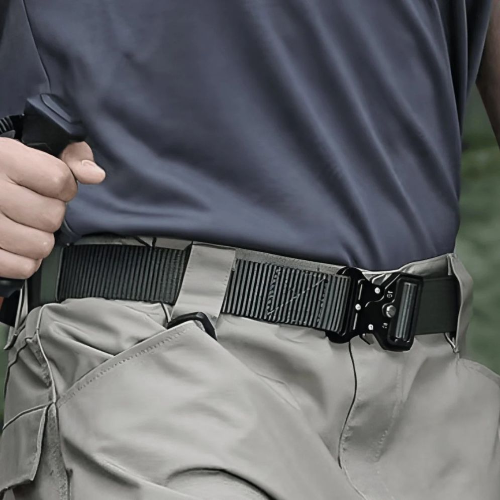 Ceinture Cache Billets en Nylon Modèle Sciria - La Ceinturerie