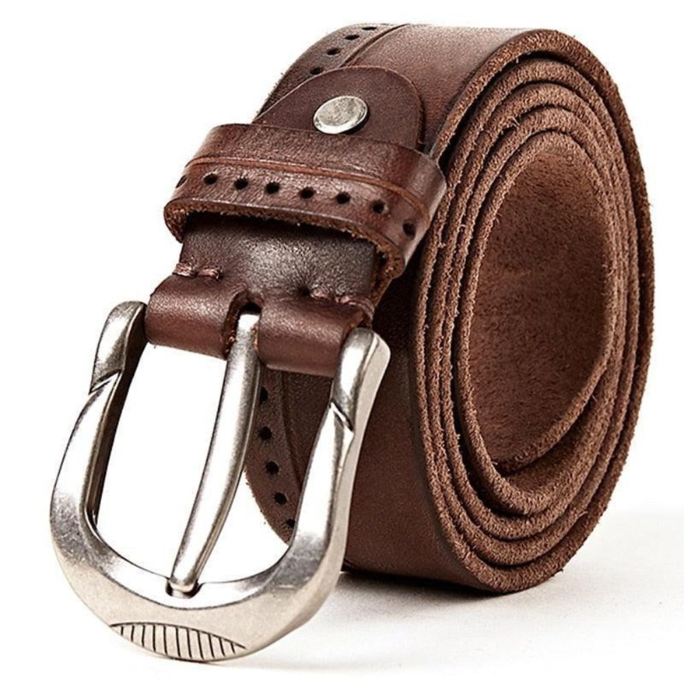 Ceinture Casual en Cuir pour Homme Modèle Alban - La Ceinturerie

