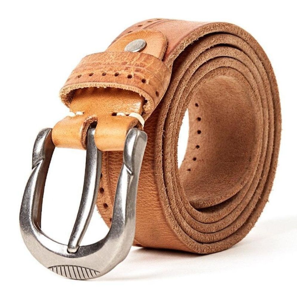 Ceinture Casual en Cuir pour Homme Modèle Alban - La Ceinturerie
