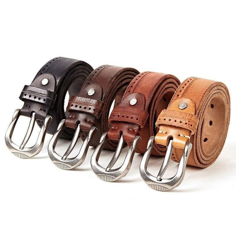 Ceinture Casual en Cuir pour Homme Modèle Alban - La Ceinturerie

