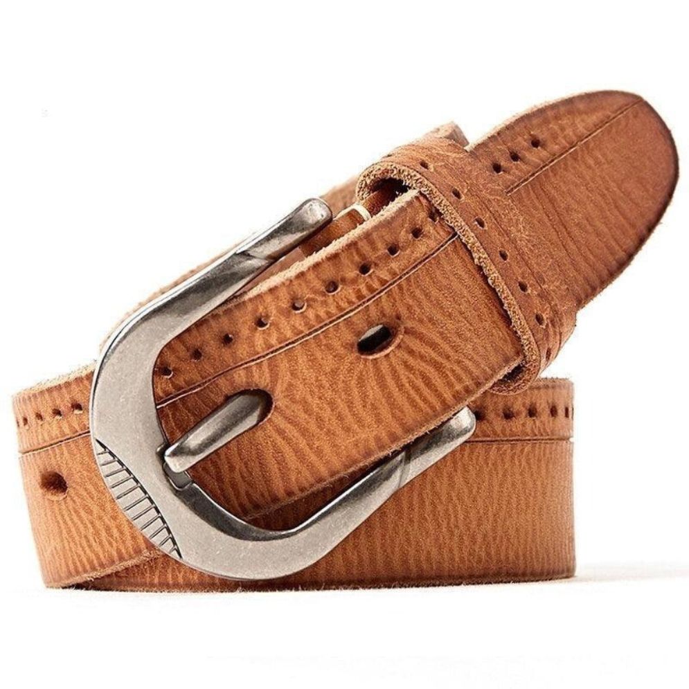 Ceinture Casual en Cuir pour Homme Modèle Alban - La Ceinturerie
