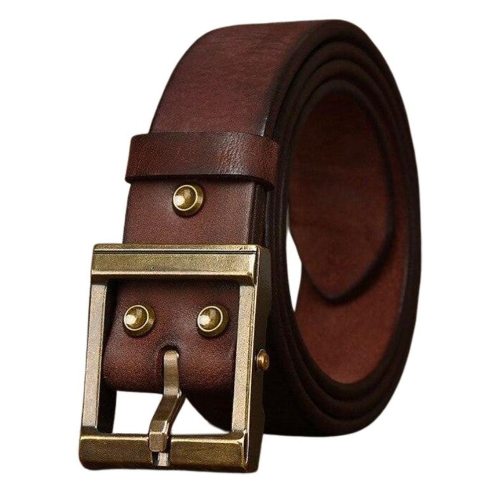 Ceinture Casual en Cuir pour Homme Modèle Anil - La Ceinturerie
