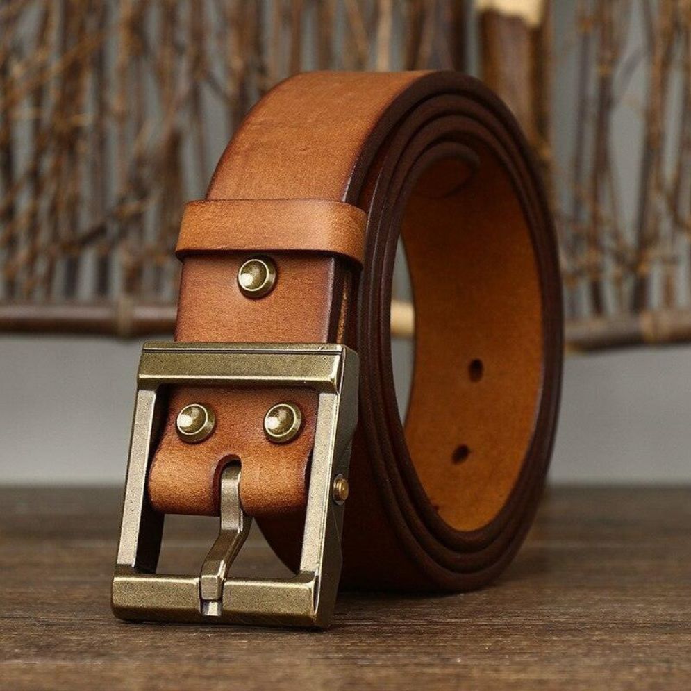 Ceinture Casual en Cuir pour Homme Modèle Anil - La Ceinturerie

