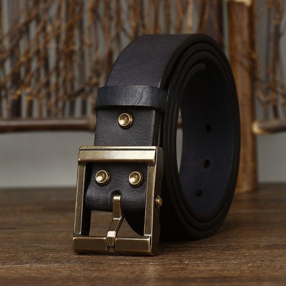 Ceinture Casual en Cuir pour Homme Modèle Anil - La Ceinturerie
