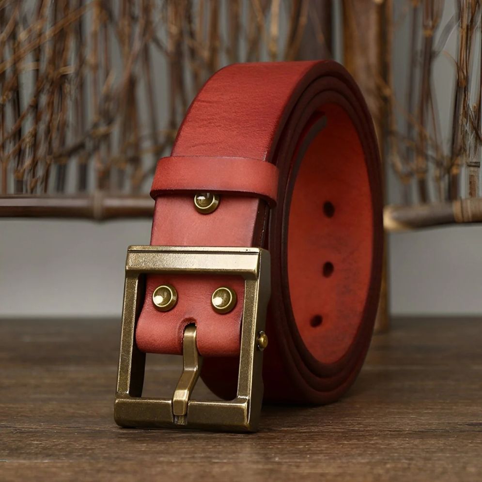Ceinture Casual en Cuir pour Homme Modèle Anil - La Ceinturerie
