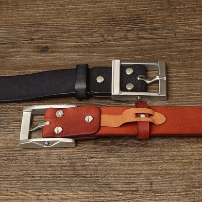 Ceinture Casual en Cuir pour Homme Modèle Anil - La Ceinturerie
