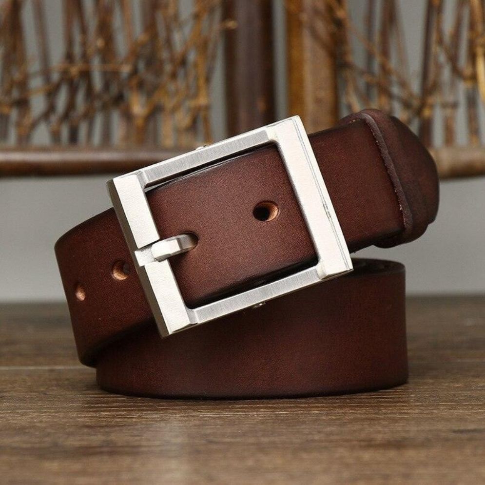 Ceinture Casual en Cuir pour Homme Modèle Anil - La Ceinturerie
