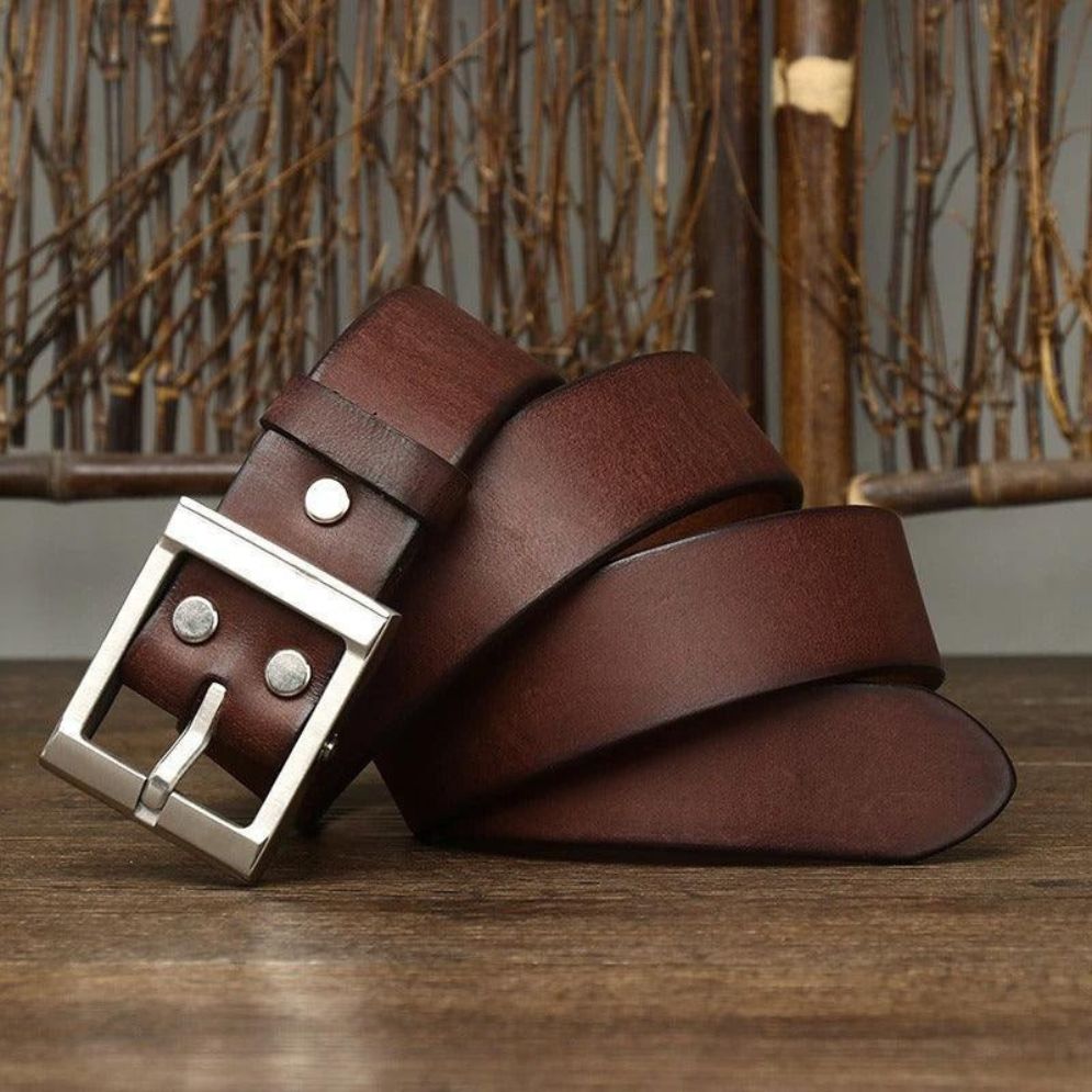 Ceinture Casual en Cuir pour Homme Modèle Anil - La Ceinturerie
