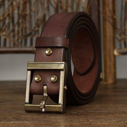 Ceinture Casual en Cuir pour Homme Modèle Anil - La Ceinturerie

