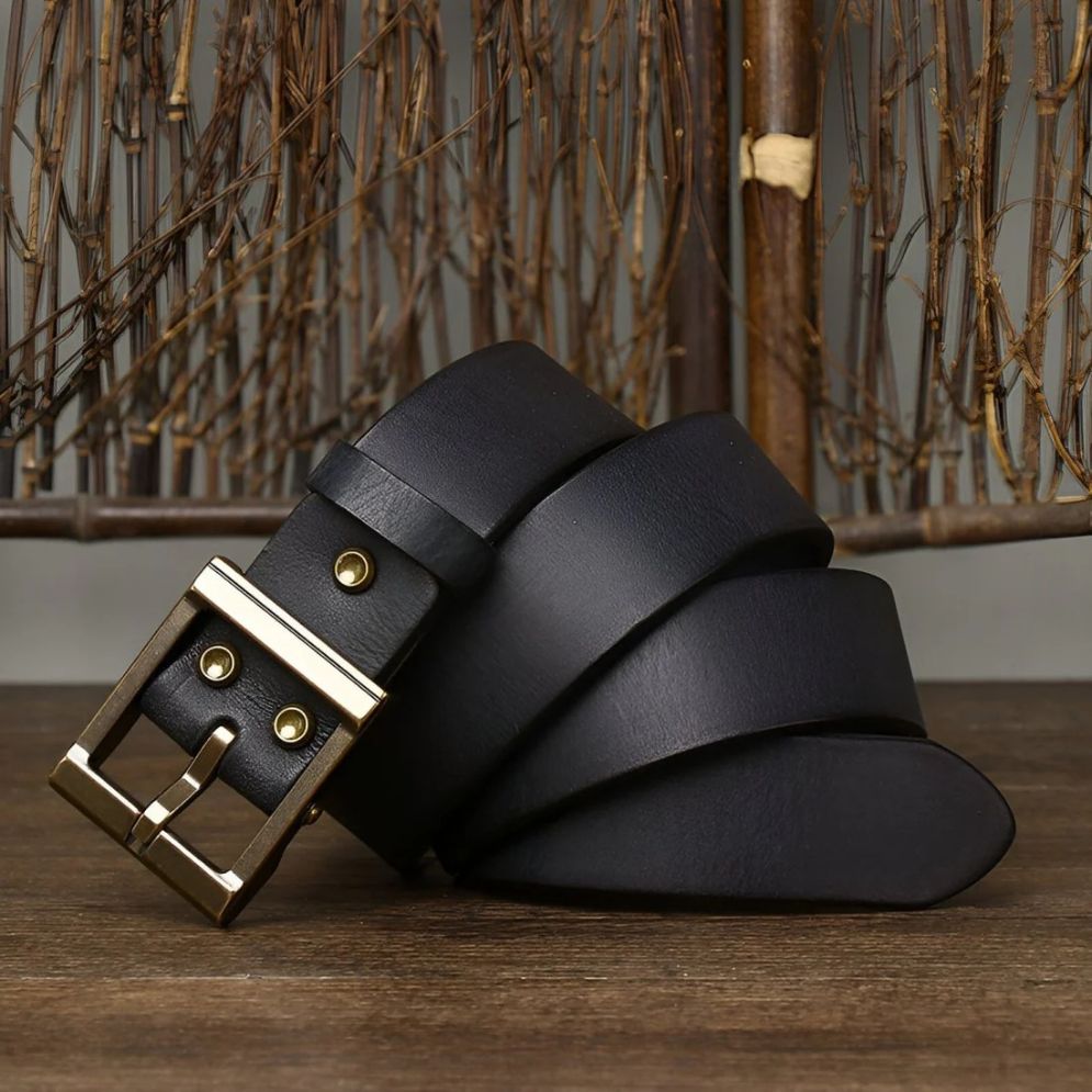 Ceinture Casual en Cuir pour Homme Modèle Anil - La Ceinturerie
