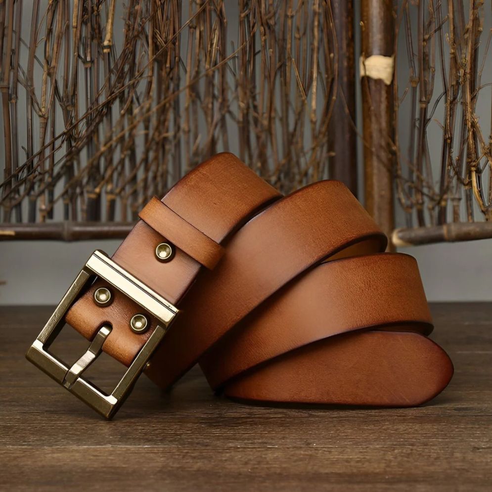 Ceinture Casual en Cuir pour Homme Modèle Anil - La Ceinturerie
