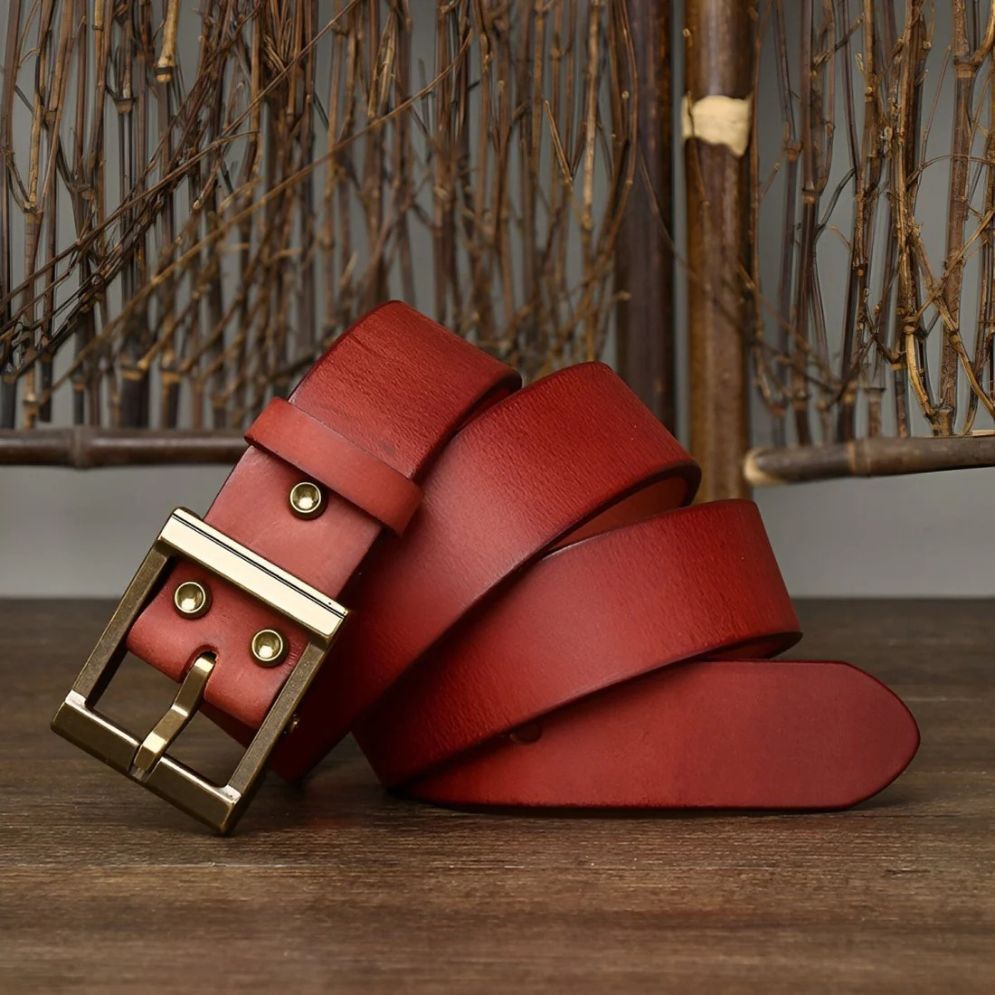 Ceinture Casual en Cuir pour Homme Modèle Anil - La Ceinturerie
