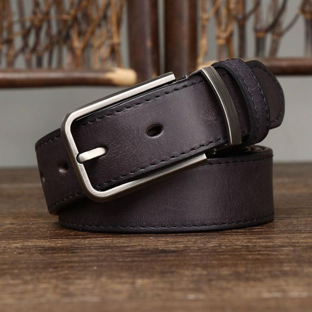 Ceinture Casual en Cuir pour Homme Modèle Aurélien - La Ceinturerie