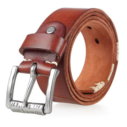 Ceinture Casual en Cuir pour Homme Modèle Baptiste - La Ceinturerie

