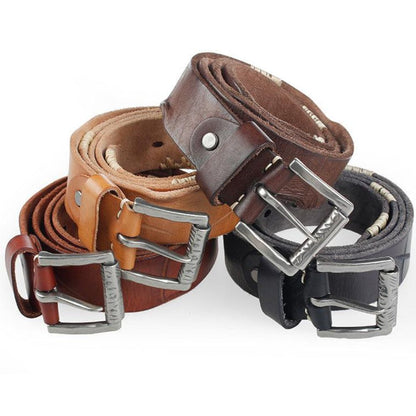 Ceinture Casual en Cuir pour Homme Modèle Baptiste - La Ceinturerie

