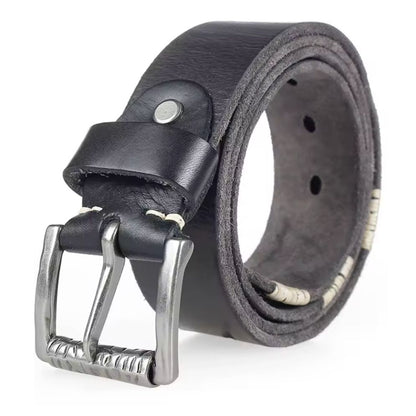 Ceinture Casual en Cuir pour Homme Modèle Baptiste - La Ceinturerie
