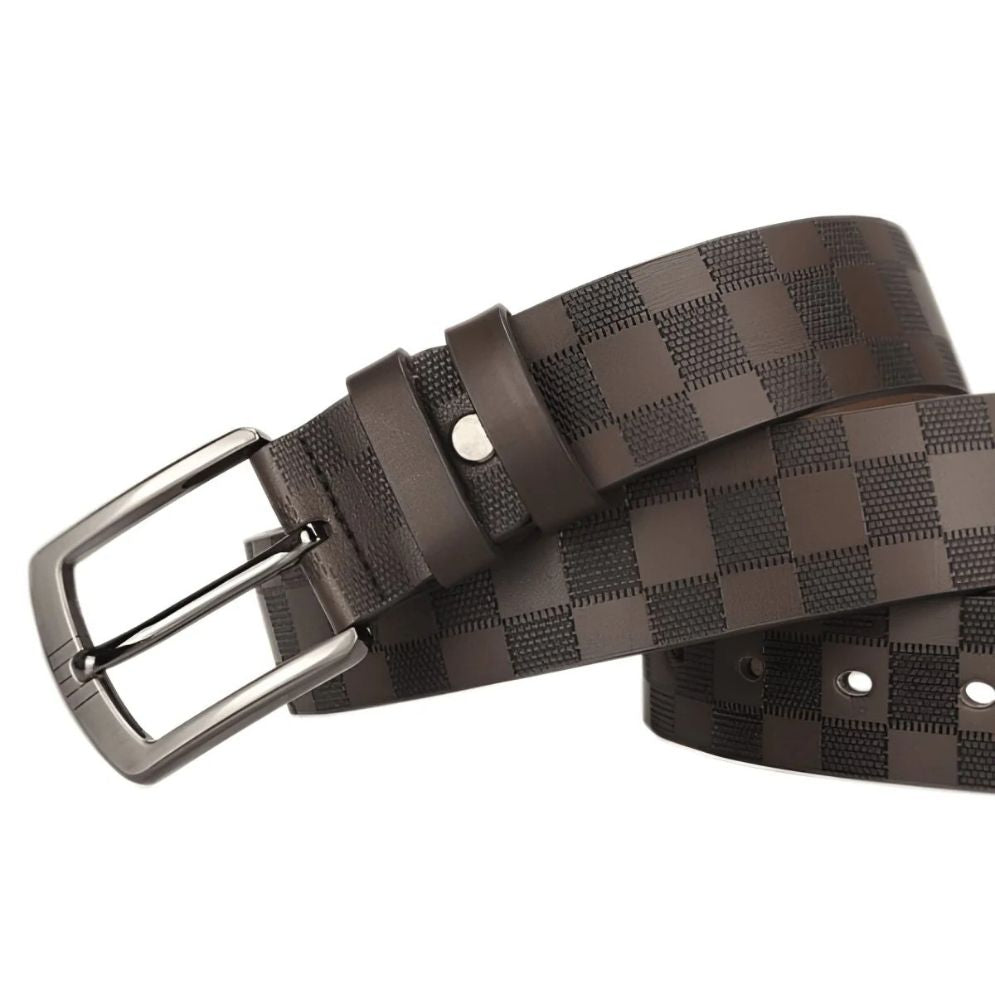 Ceinture Casual en Cuir pour Homme Modèle Evan - La Ceinturerie

