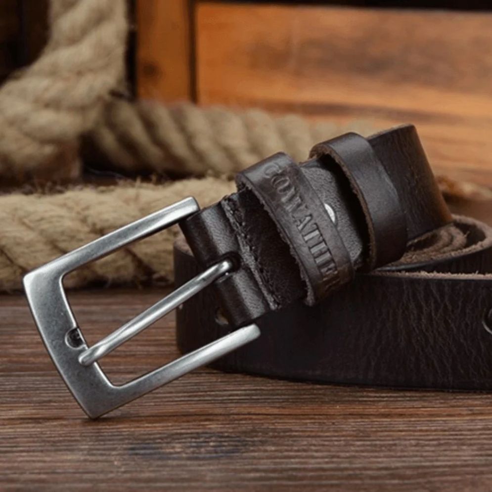 Ceinture Casual en Cuir pour Homme Modèle Goga - La Ceinturerie
