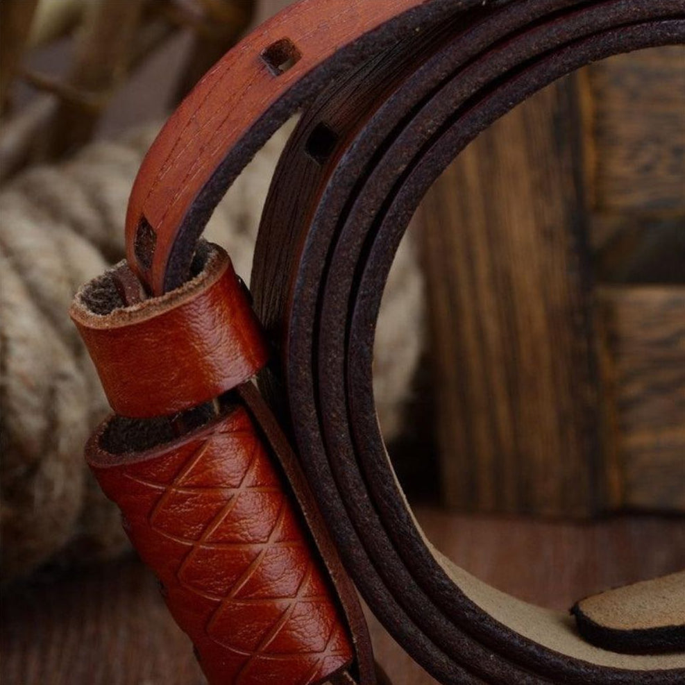 Ceinture Casual en Cuir pour Homme Modèle Kacper - La Ceinturerie
