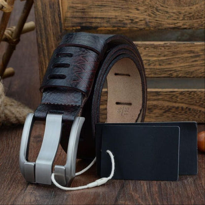 Ceinture Casual en Cuir pour Homme Modèle Kacper - La Ceinturerie
