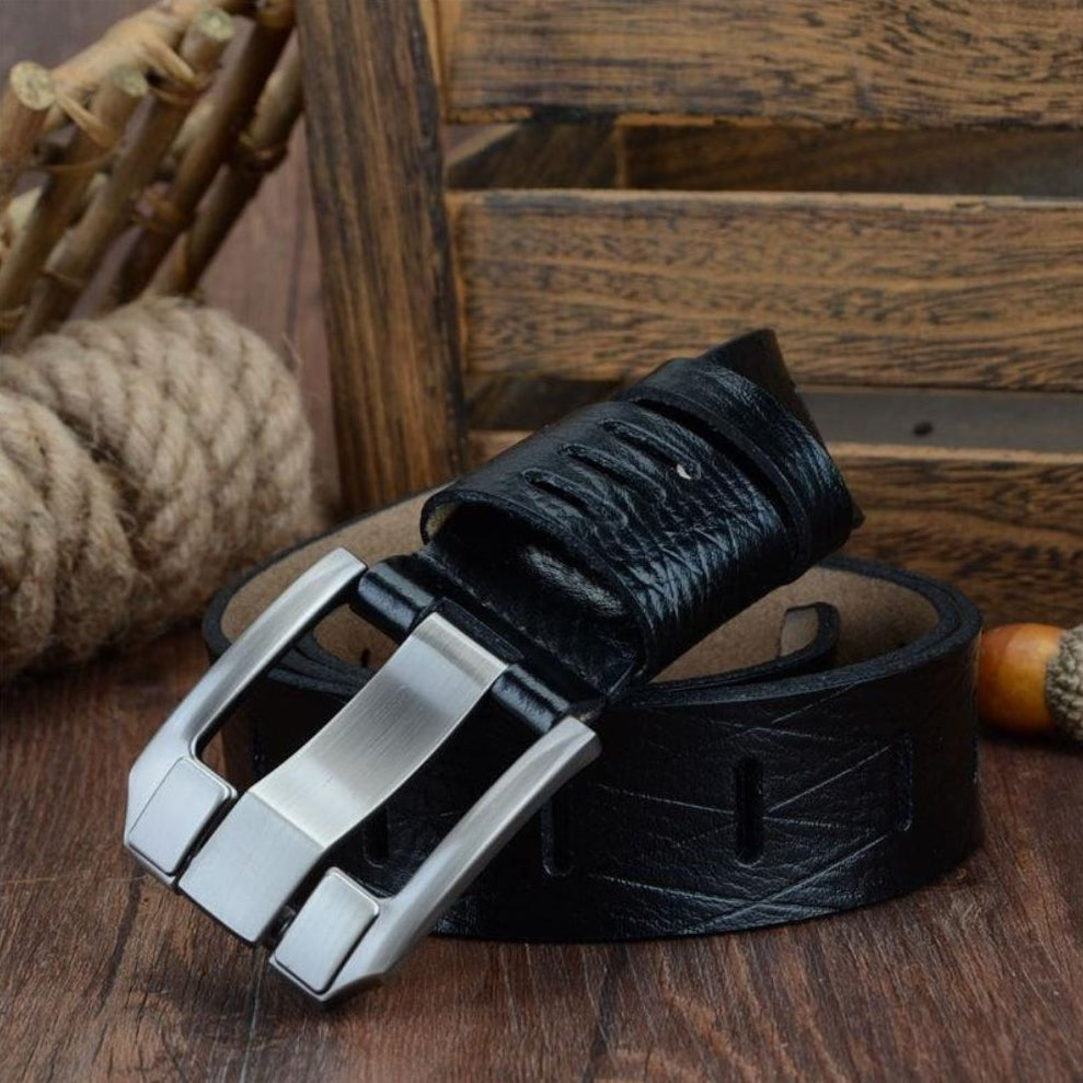 Ceinture Casual en Cuir pour Homme Modèle Kacper - La Ceinturerie
