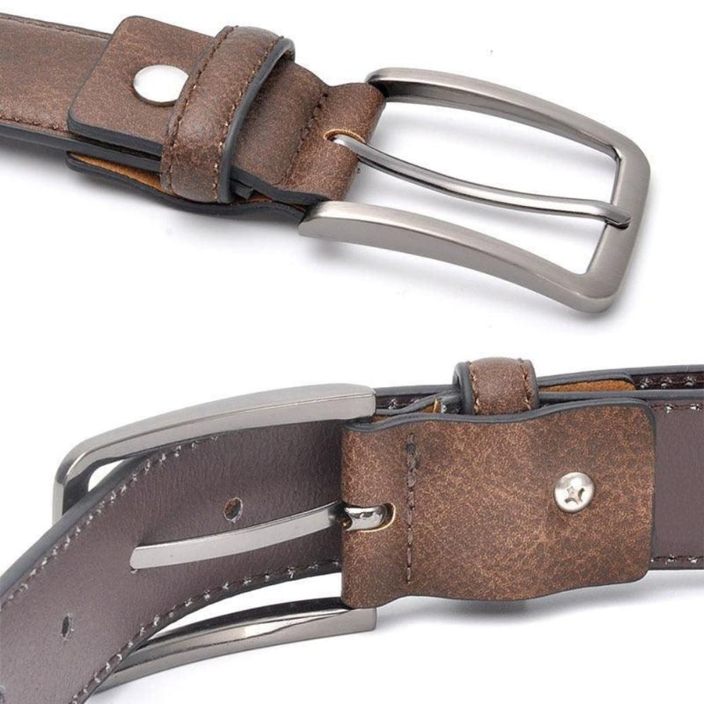 Ceinture Casual en Cuir pour Homme Modèle Kent - La Ceinturerie