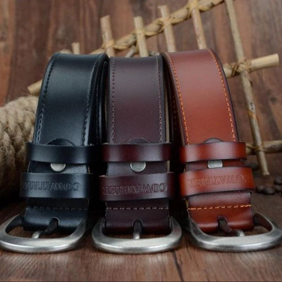 Ceinture Casual en Cuir pour Homme Modèle Levan - La Ceinturerie
