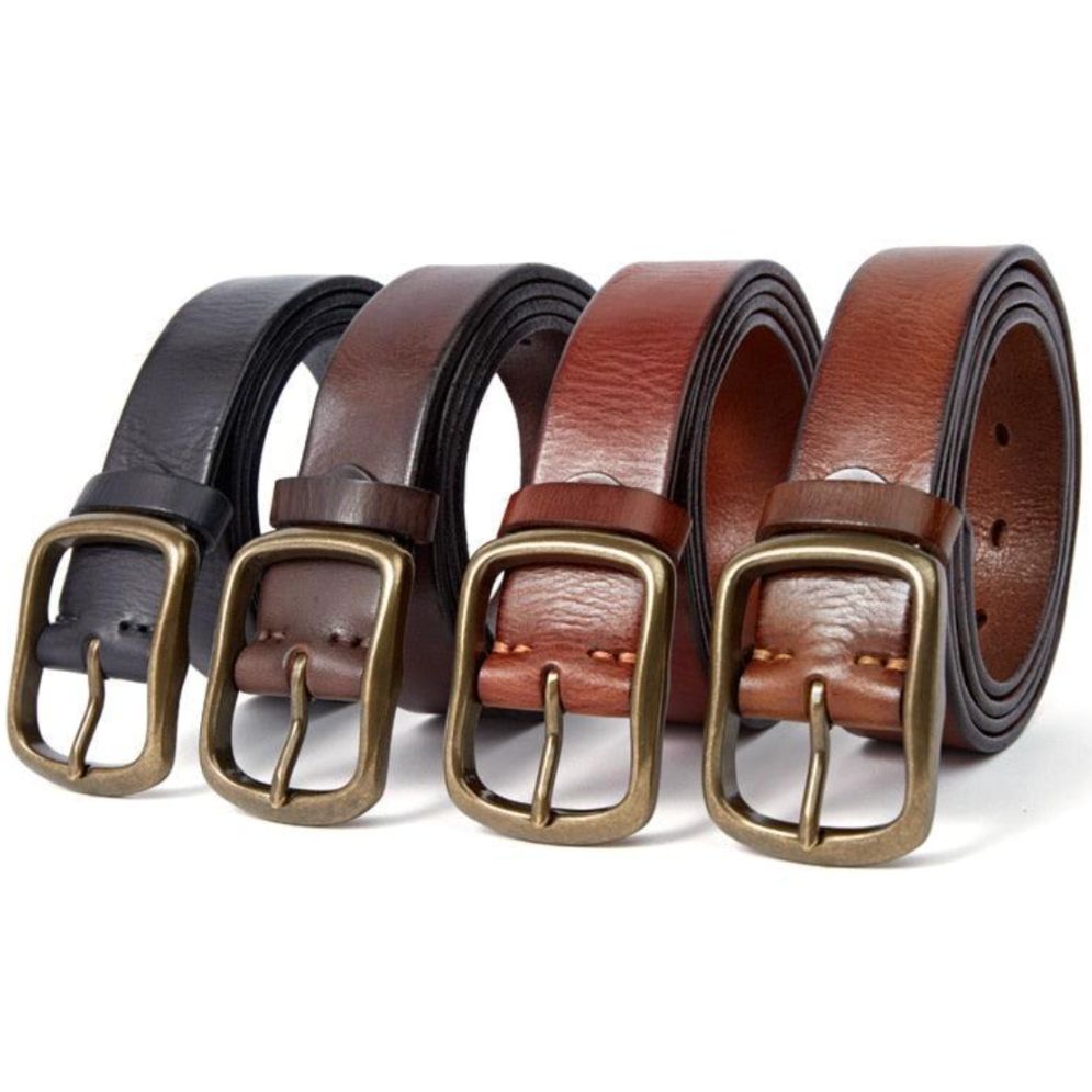 Ceinture Casual en Cuir pour Homme Modèle Mark - La Ceinturerie