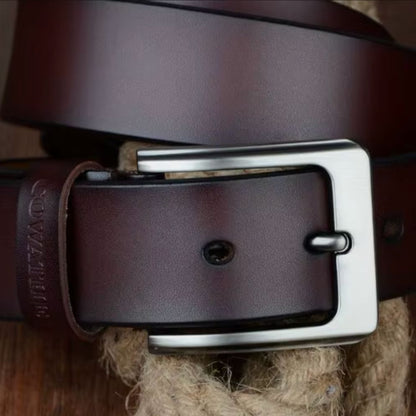 Ceinture Casual en Cuir pour Homme Modèle Orazio - La Ceinturerie