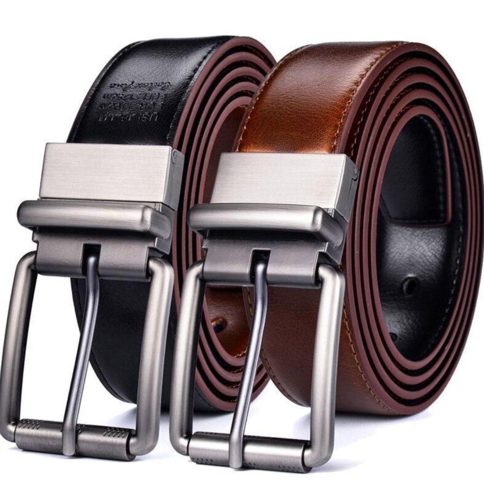 Ceinture Casual Réversible en Cuir Homme Modèle Lucas - La Ceinturerie