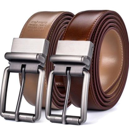 Ceinture Casual Réversible en Cuir Homme Modèle Lucas - La Ceinturerie