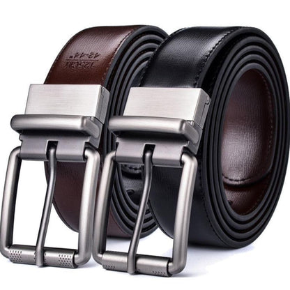 Ceinture Casual Réversible en Cuir Homme Modèle Lucas - La Ceinturerie