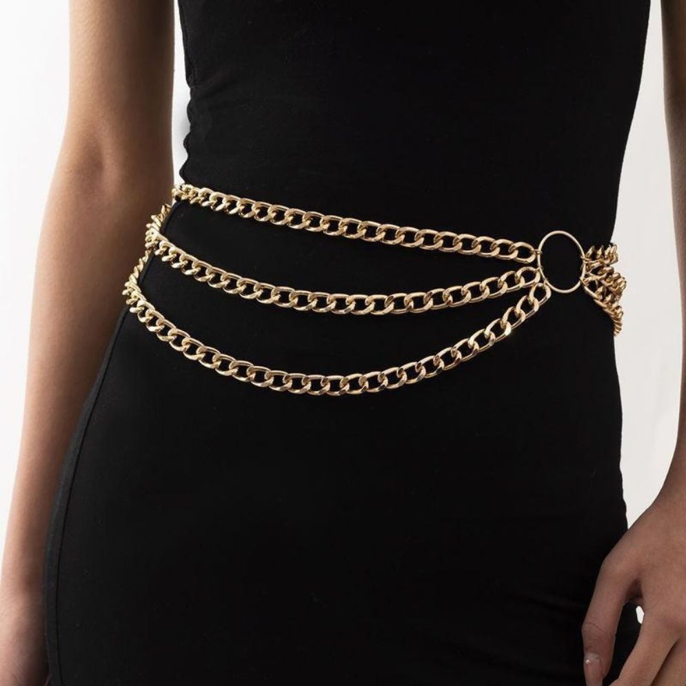 Ceinture Chaîne pour Femme Modèle Thania - La Ceinturerie