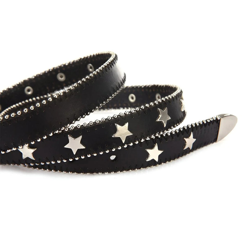 Ceinture Cloutée à Étoiles pour Femme Modèle Suzy - La Ceinturerie
