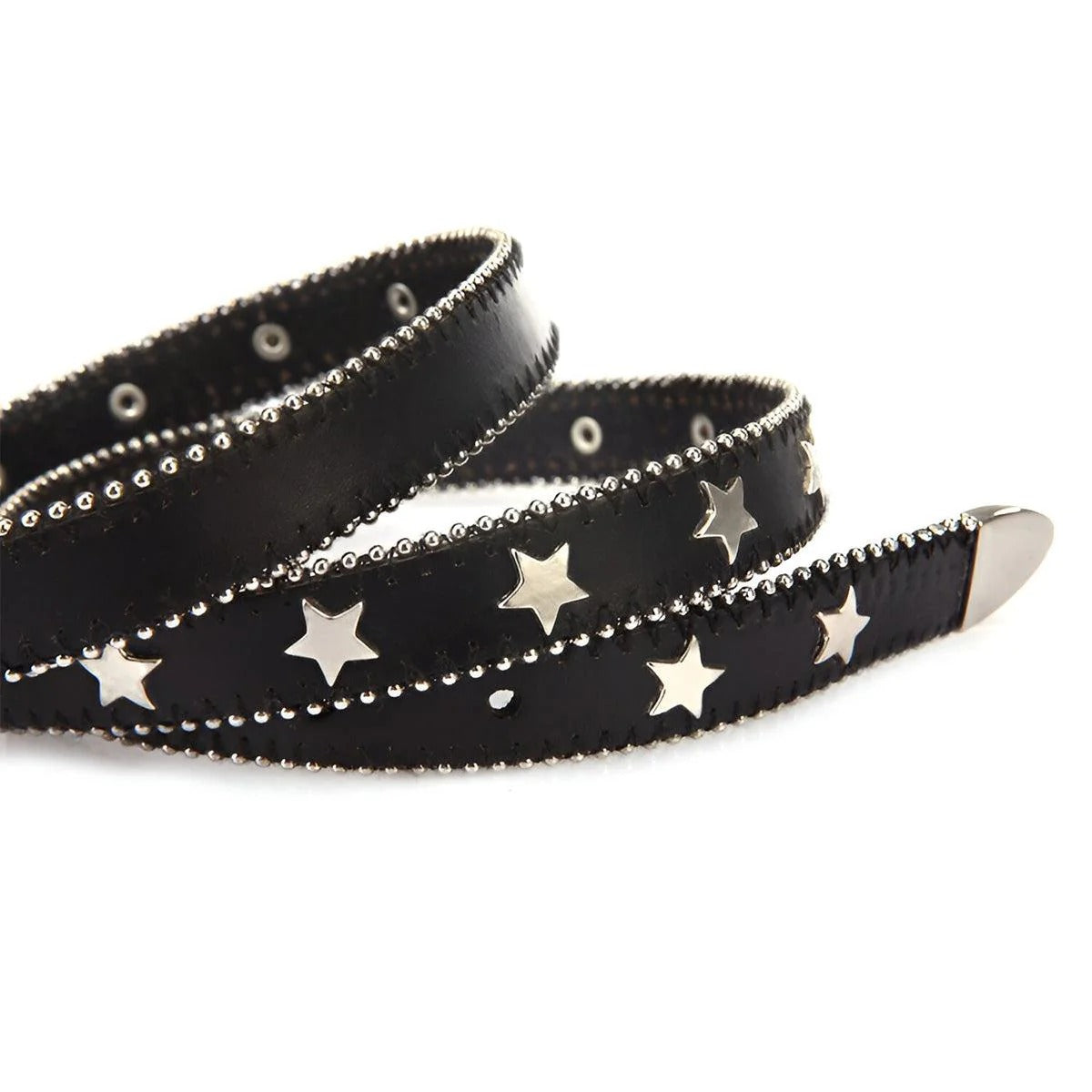 Ceinture Cloutée à Étoiles pour Femme Modèle Suzy - La Ceinturerie
