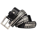Ceinture Cloutée avec Chevrons Modèle Saanvi - La Ceinturerie
