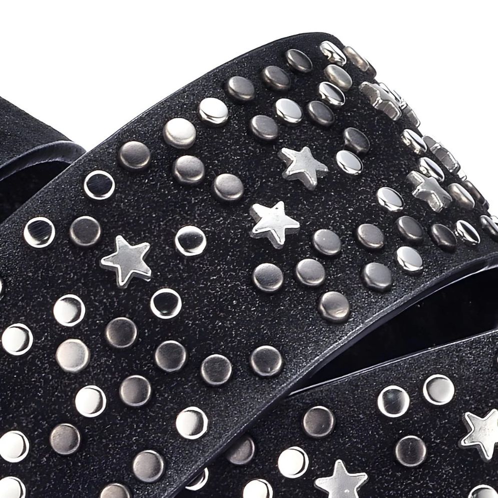 Ceinture Cloutée pour Femme Modèle Neia - La Ceinturerie