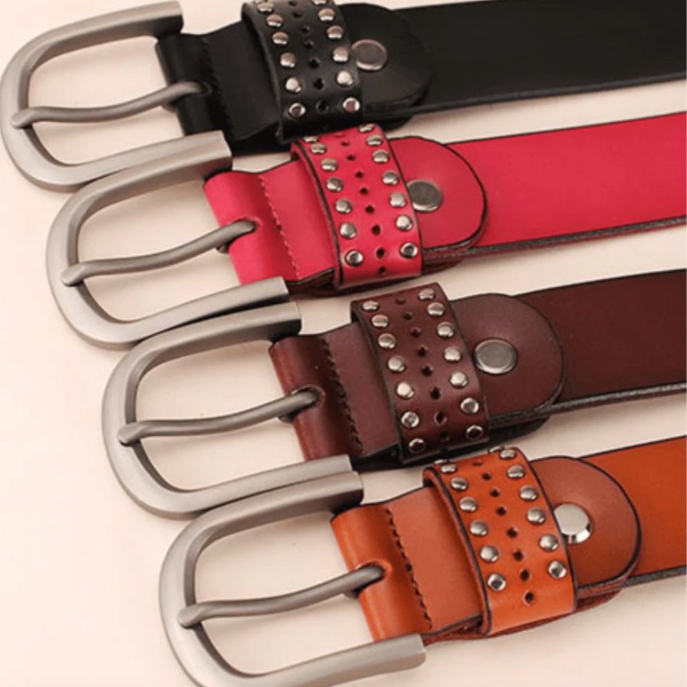Ceinture Cloutée pour Femme - La Ceinturerie