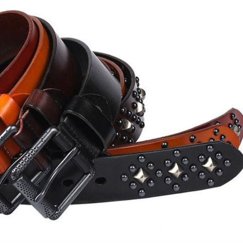 Ceinture Cloutée pour Femme Modèle Ingunn - La Ceinturerie
